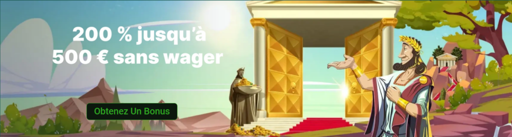 bonus de bienvenue au cresus casino