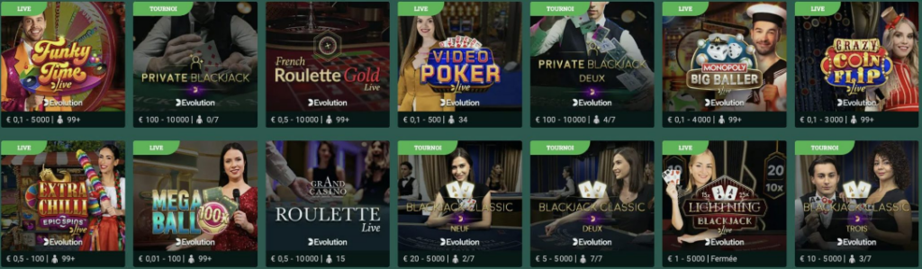 casino en direct au cresus casino